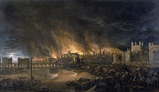 pożar Londynu zdjęcie